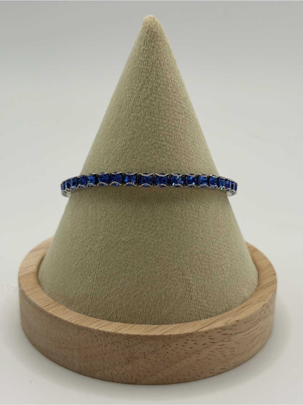 Sapphire Crystal Stretch Bracelet - Women Jewelry